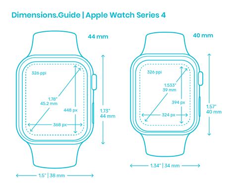 apple watch 4 44mm dimensions.